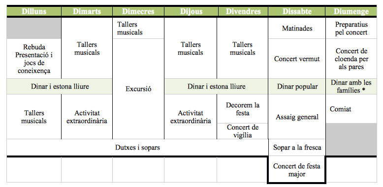 activitats colonies